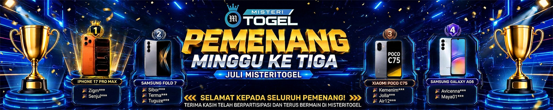 Pemenang Event Juli minggu 3